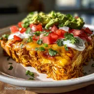 Chicken Taco Casserole: Crispy Baked