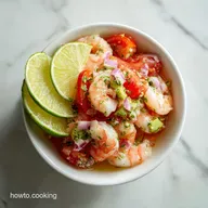 Chilli Lime Shrimp Ceviche Recipe for 5 Servings