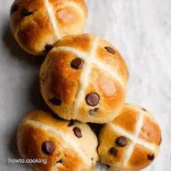Choc Chip Hot Cross Buns Best Easter Baking Recipe