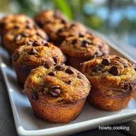 Chocolate Chip Banana Bread Bites in 22 Minutes