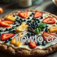 Delicious Cookie Pizza Ideas: My Chocolate Chip Treat with Fresh Fruit
