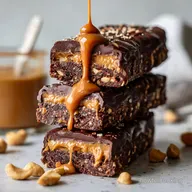 Chocolate Peanut Butter Protein Bar: No-Bake Make-Ahead