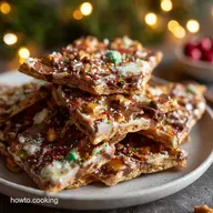 Christmas Cracker Toffee: Buttery and Crispy