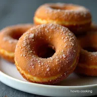 Fluffy Yeast Cinnamon Sugar Donuts Recipe Easy Homemade Treat