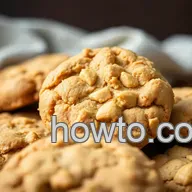 Grandma's Homemade Peanut Butter Cookies: Best Crumbly Resepi