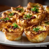 Flaky Quiche Lorraine Bites MakeAhead Starters for Brunch