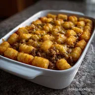 Mom s Tater Tot Casserole Classic Recipe with Ground Beef: Creamy