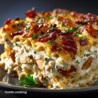 Crack Chicken Lasagna Casserole Ultimate Creamy Ranch Bacon Bake