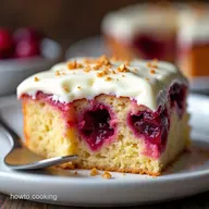 Jolly Jubilee Christmas Cranberry Poke Cake Recipe