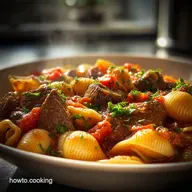 Creamy Beef and Shells One-Pot Ready in 30 Min