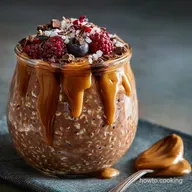 Ultimate Chocolate Peanut Butter Overnight Oats Recipe High Protein