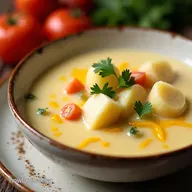 Creamy Crockpot Potato Soup Easy Grandmas Comfort