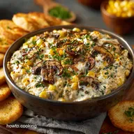 Creamy Mushroom Corn Dip Recipe Salus Style