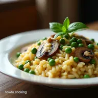 Creamy Mushroom Pea Risotto An Italian Dream