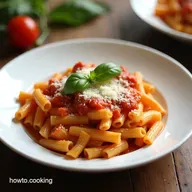 Easy Recipe for Vegetarians Creamy Tomato Pasta Bake