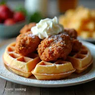 The Ultimate Crispy Southern Fried Chicken Waffles Recipe