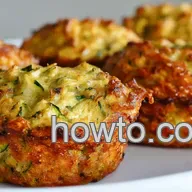 Crispy * Parmesan zucchini potato muffins: A Savory Delight!