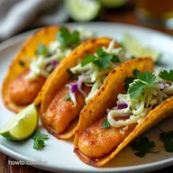 Ultimate Crispy Salmon Tacos with Zesty Slaw