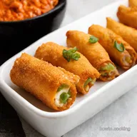 Crispy Seafood Egg Rolls Sweet Chili Dip My GoTo Recipe