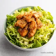 Crispy Sesame Chicken Cabbage Salad Weeknight Takeout Fakeaway