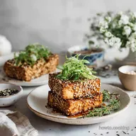 Baked Tofu: The Ultimate Crispy Sesame-Ginger Recipe