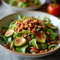 Best Brussels Sprout Salad with MapleBacon Vinaigrette