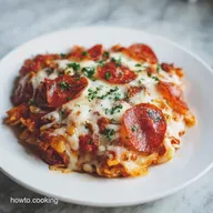 Crock Pot Pizza Casserole for 8 Servings