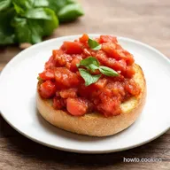 Bruschetta ASMR Bliss Crunchy Tuscan Tomato Topping