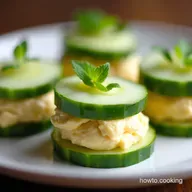 Cucumber Bliss Bites Creamy Benedictine Tea Sandwiches