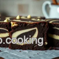Decadent Chocolate and White Chocolate Swirl Brownies: A Family Favorite