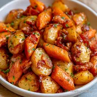 Dutch Oven Potatoes with Bacon