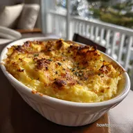 Easy Baked Mashed Potatoes: Crispy Baked Casserole