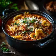 Lean Easy Healthy Lasagna Soup High Protein Ready in Under an Hour