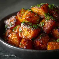 Maple Glazed Roasted Sweet Potatoes Crispy Caramelized Perfection
