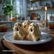 Easy Nutter Butter Ghosts with White Chocolate