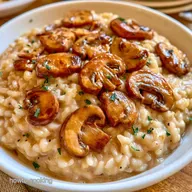 Easy Rice Cooker Risotto with Mushrooms
