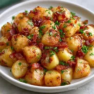 Easy Warm German Potato Salad with Bacon