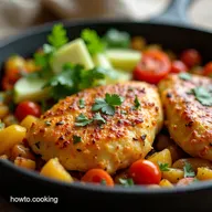 Fiesta Chicken Skillet Quick Healthy Chicken Lunch Recipes