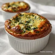 Spinach Egg Souffle Recipe: Easy Gruy&egrave;re Perfection