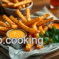 How to Make Crave-Worthy Fried Fries with Spicy Cheese Sauce