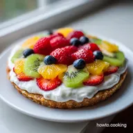 Fruit Pizza with Sugar Cookie Dough in 32 Minutes