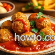How to Make Delicious Fry Chicken Meatballs with Marinara Sauce