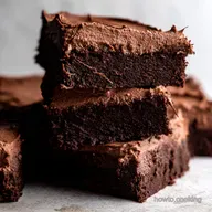 Fudgy Dream Chocolate Brownies with Chocolate Frosting