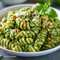 Garlic Basil Pesto Pasta in 15 Minutes