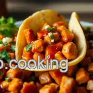 How to Make Amazing Garlic Butter Honey BBQ Chicken Tacos