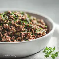 Ground Beef Recipe with Garlic and Herbs in 20 Minutes | Pan-Seared