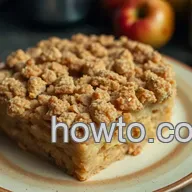 Grandma's Spiced Apple Crumble Cake Recipe