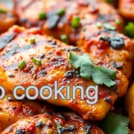 Grill Chicken with Flavorful Red Pepper Marinade