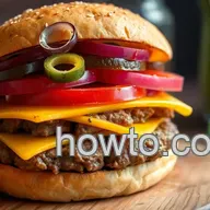 Easy & Juicy Grilled Beef Burger with Awesome Toppings: My Family Favorite