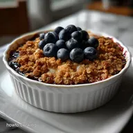 Healthy Blueberry Crisp: Shattering Crust & Jammy Filling